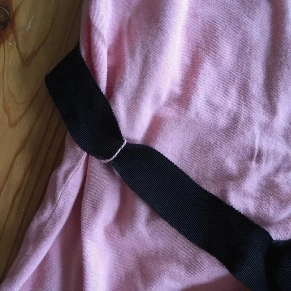 Pink tank top with black sash - Picture 3 of 7